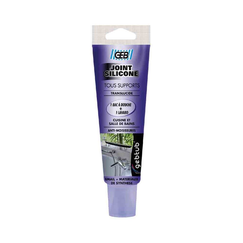 Geb - GEB - Joint silicone translucide 100 ml - Mastic, silicone, joint