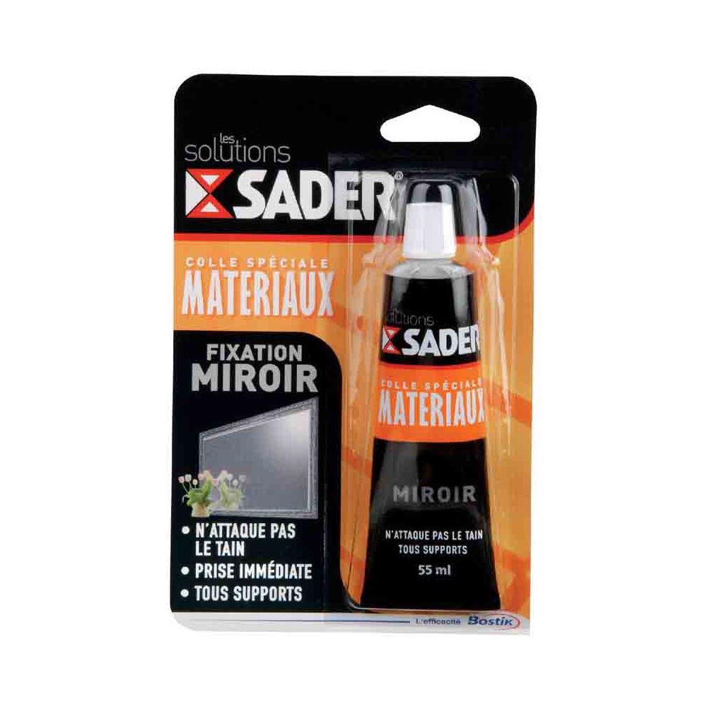 Sader - SADER - Colle mastic miroir 55ml - Mastic, silicone, joint