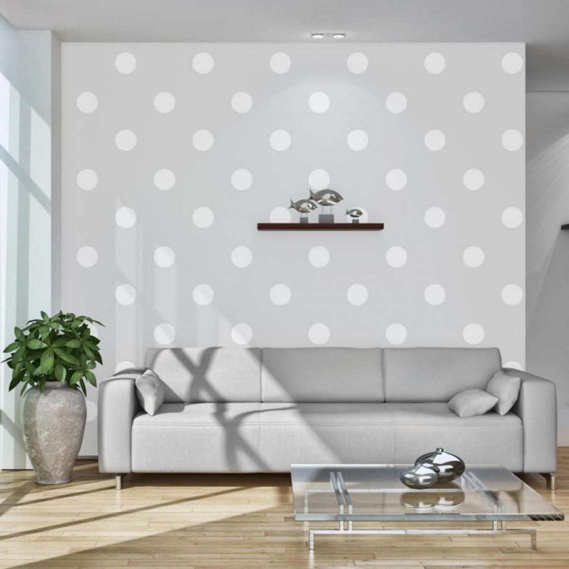 Artgeist - Papier peint - Cheerful polka dots .Taille : 200x140 - Papier peint