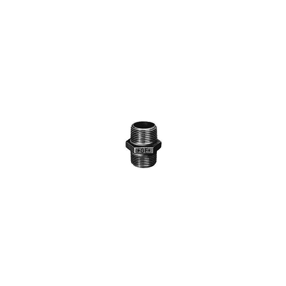 Atusa - Mamelon N° 280 Fonte malléable noir diamètre : 50x60 Réf. 28021008 - Tuyau de cuivre et raccords