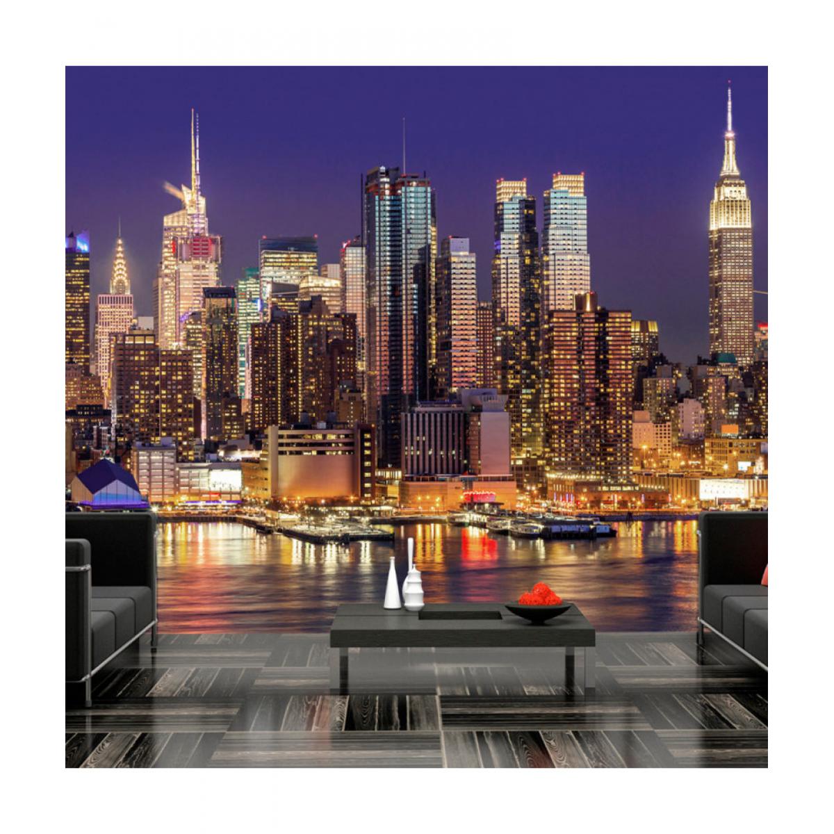 Artgeist - Papier peint - NYC: Night City 150x105 - Papier peint