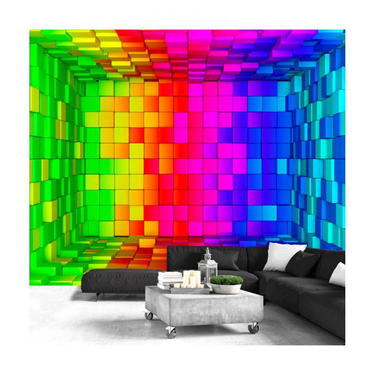 Artgeist - Papier peint - Rainbow Cube 150x105 - Papier peint
