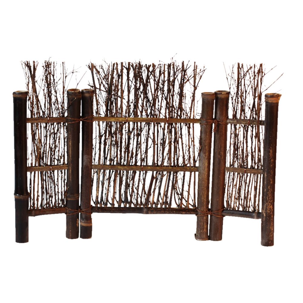 marque generique - mini clôture maison cérémonie du thé chinois kongfu bambou naturel décor rustique l # 3 - Kitchenette