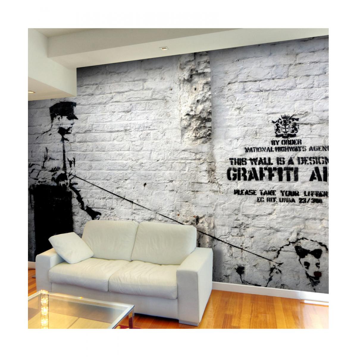 Artgeist - Papier peint - Banksy - Graffiti Area 300x210 - Papier peint