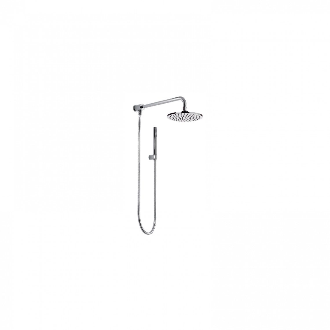 Bagnoclic - Ensemble de douche complet avec bras de douche cm 40 - Robinet de baignoire