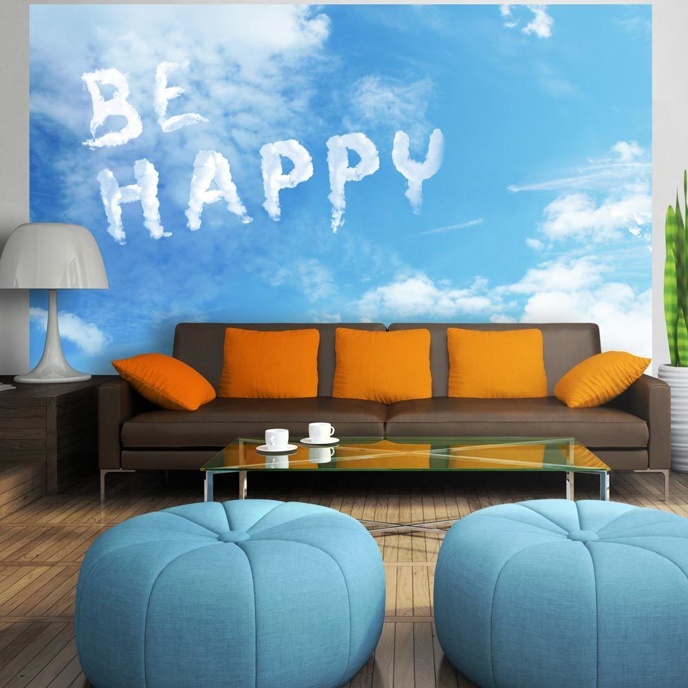 Artgeist - Papier peint - Be happy 350x245 - Papier peint