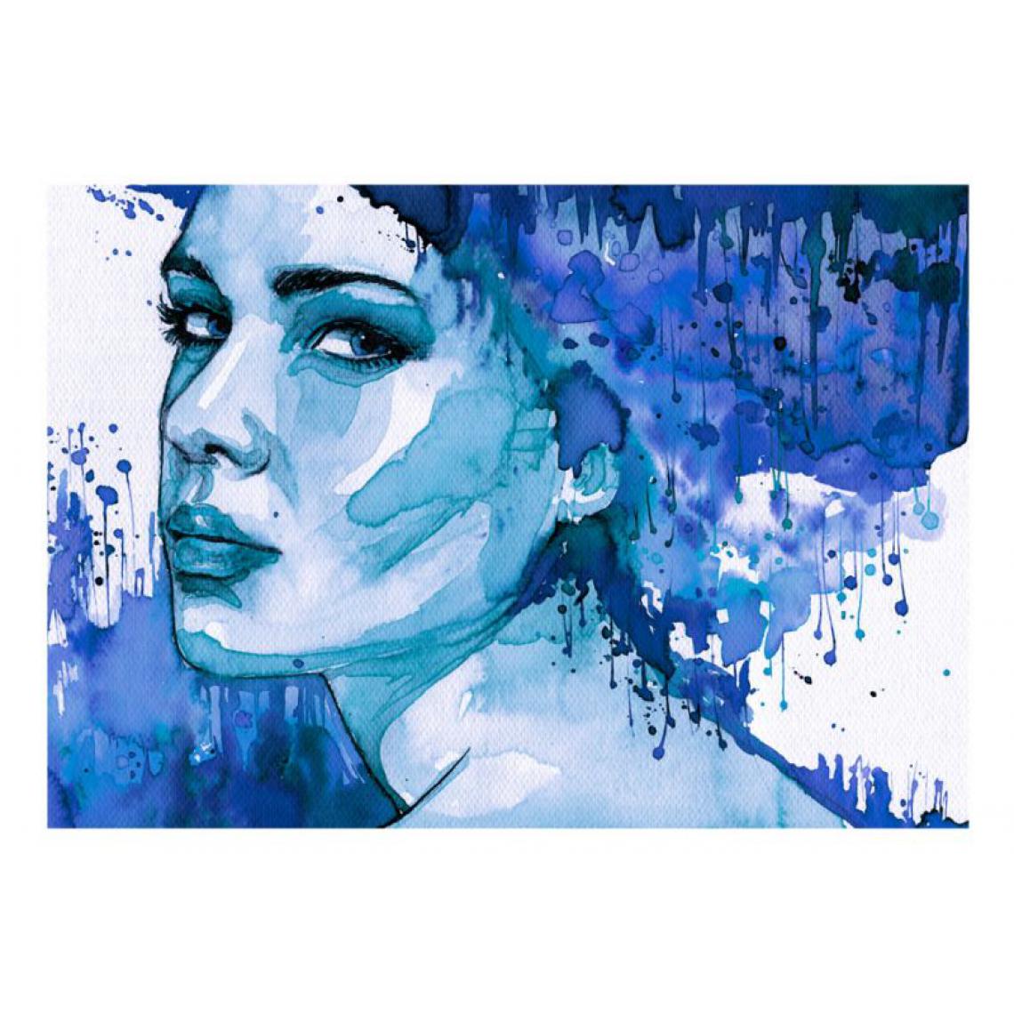 Artgeist - Papier peint - Blue Lady .Taille : 100x70 - Papier peint