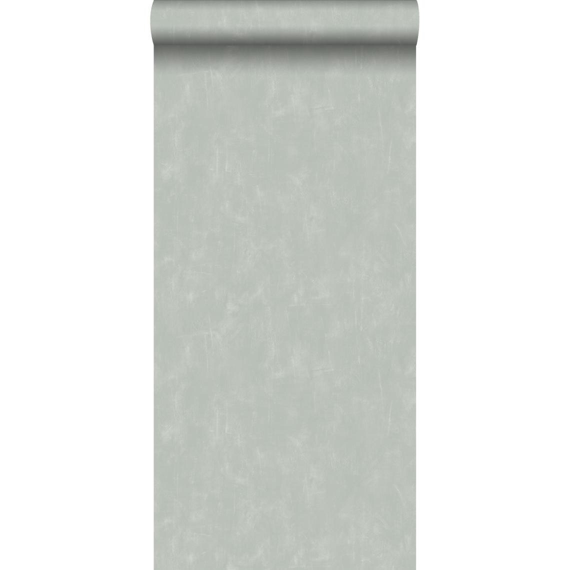ESTAhome - ESTAhome papier peint uni mat gris - 128004 - 53 cm x 10,05 m - Papier peint