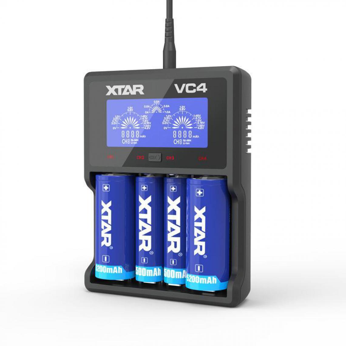 Justgreenbox - Chargeur de batterie USB pour écran LCD pour batterie 18650 26650 14500 - 969086 - Chargeurs de piles