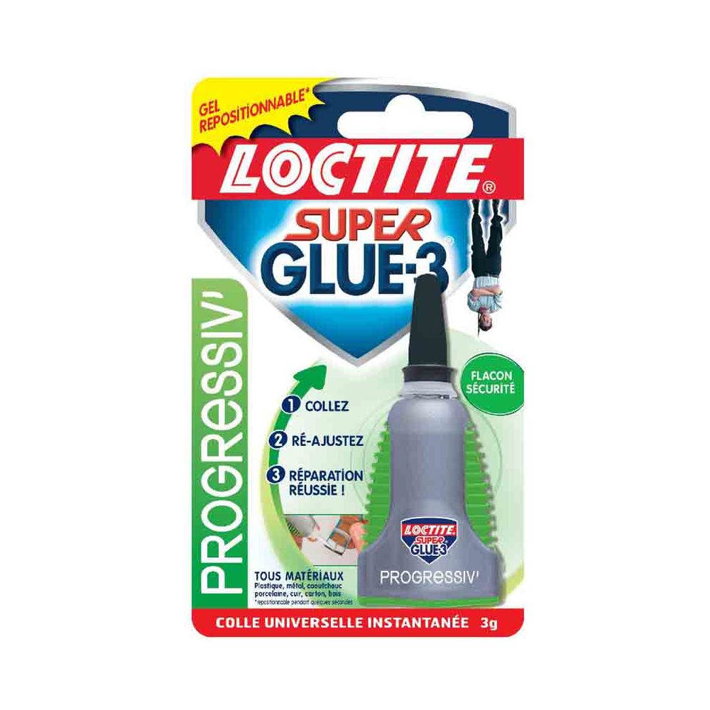 Loctite - LOCTITE - Super Glue 3 Control Progressiv' 3 g - Mastic, silicone, joint