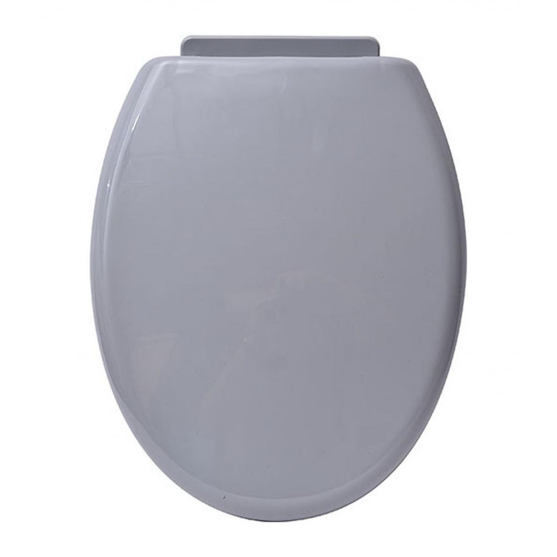 Tendance - TENDANCE - Abattant WC standard Gris avec kit de fixation - Abattant WC