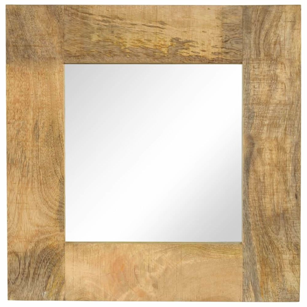 marque generique - Icaverne - Miroirs selection Miroir Bois de manguier massif 50 x 50 cm - Miroir de salle de bain