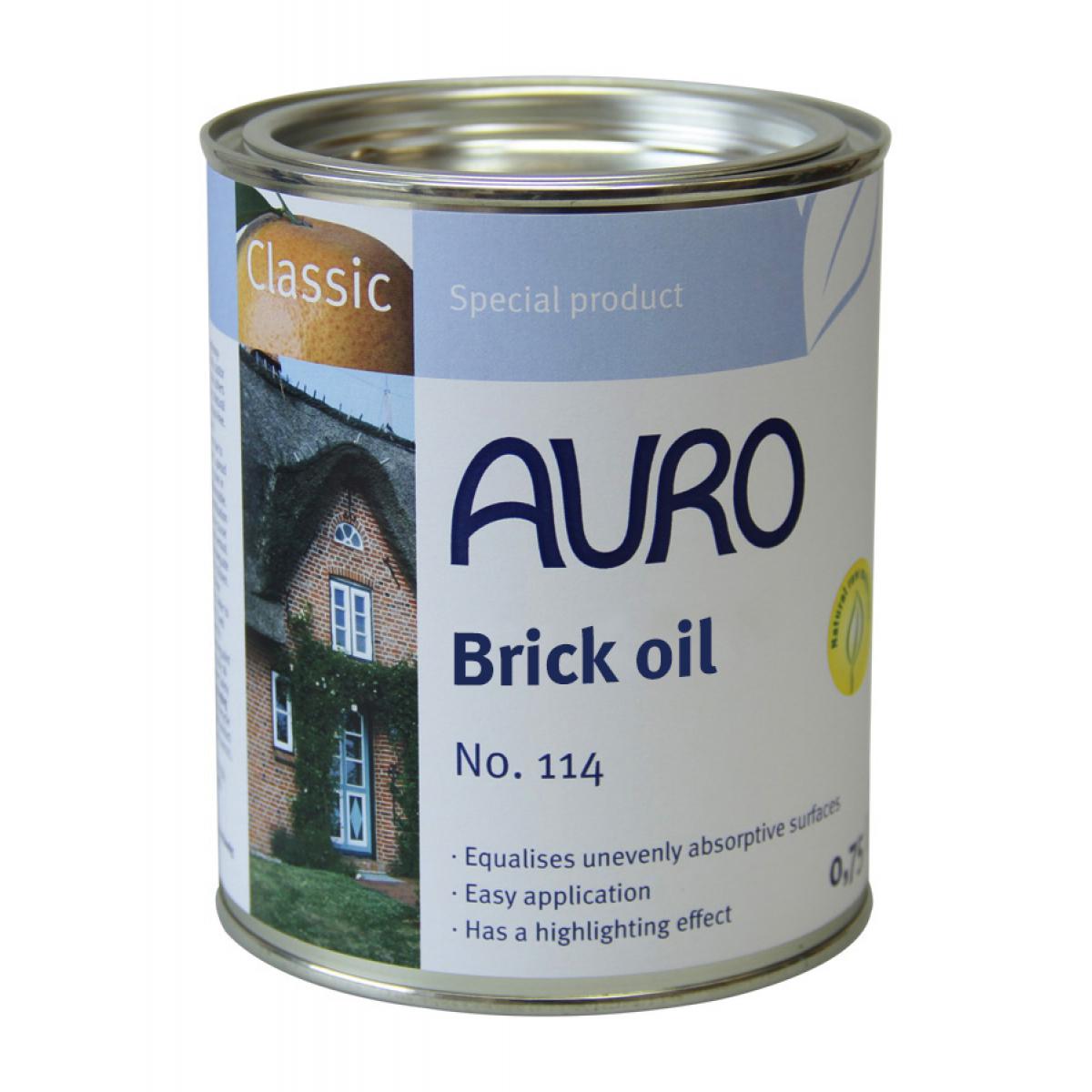 Auro - Auro - Huile pour tomettes et briques 2,5 L - N°114 - Peinture intérieure