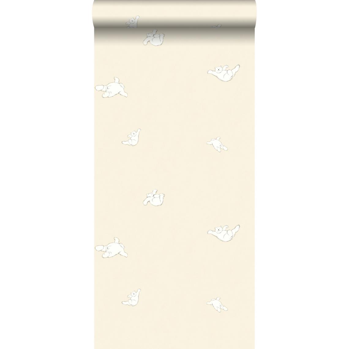 ESTAhome - ESTAhome papier peint ours beige - 137301 - 53 cm x 10,05 m - Papier peint