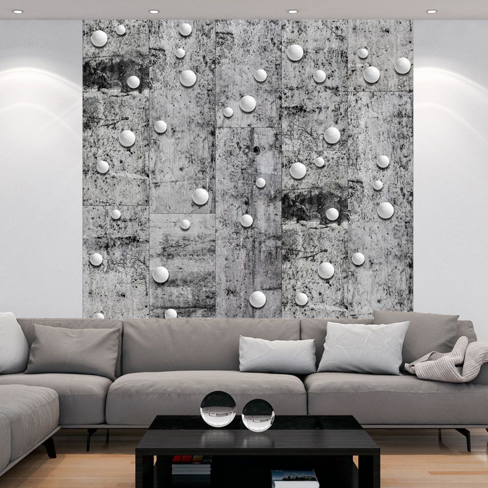 marque generique - 50x1000 Papier peint Deko Panels sublime Pearls on Concrete - Papier peint