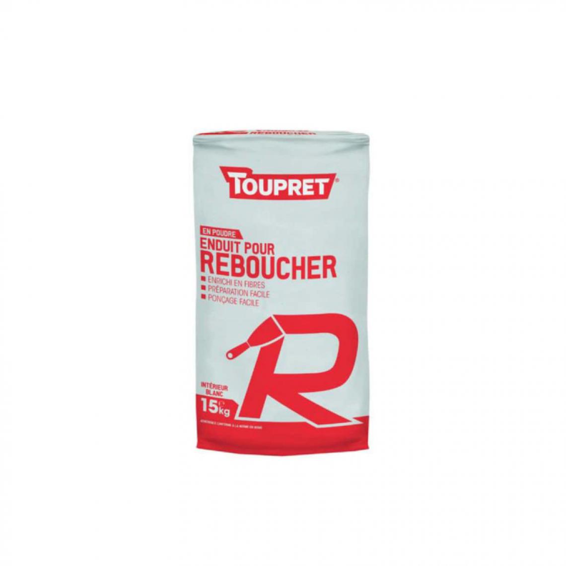 Toupret - Poudre à Reboucher TOUPRET 15Kg - BCEREB15 - Mastic, silicone, joint