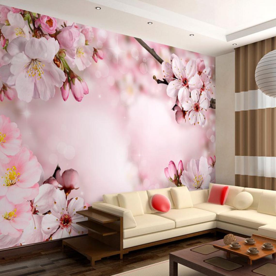 Artgeist - Papier peint - Spring Cherry Blossom .Taille : 150x105 - Papier peint