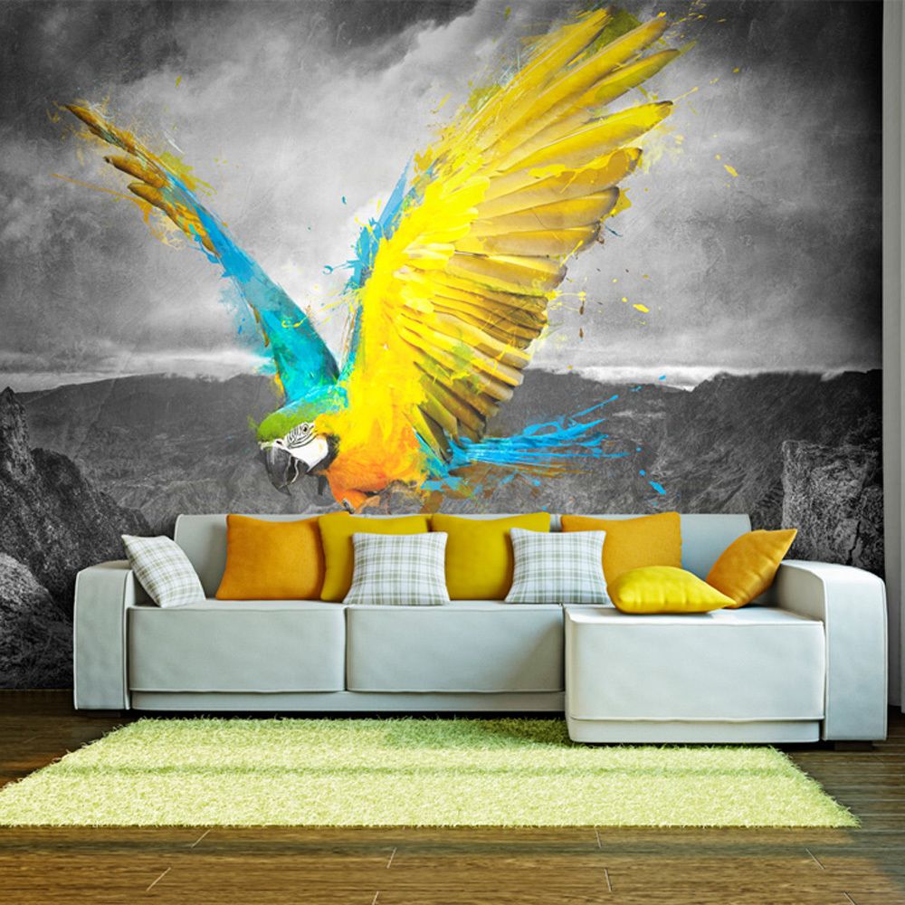 marque generique - 200x154 Papier peint Animaux sublime Exotic parrot - Papier peint