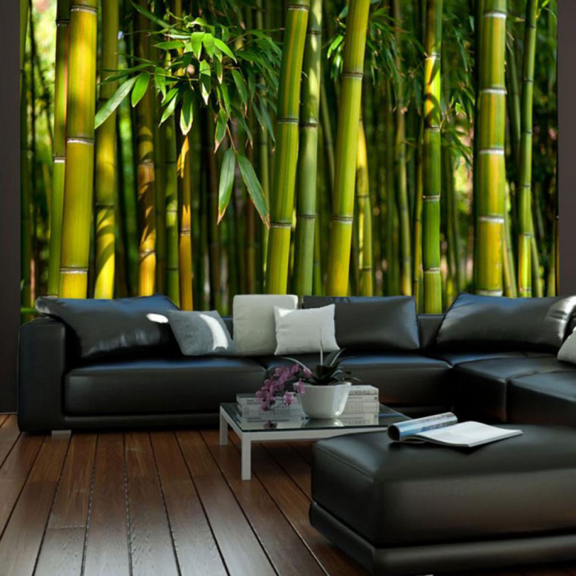 Artgeist - Papier peint - Forêt de bambous asiatique .Taille : 200x154 - Papier peint