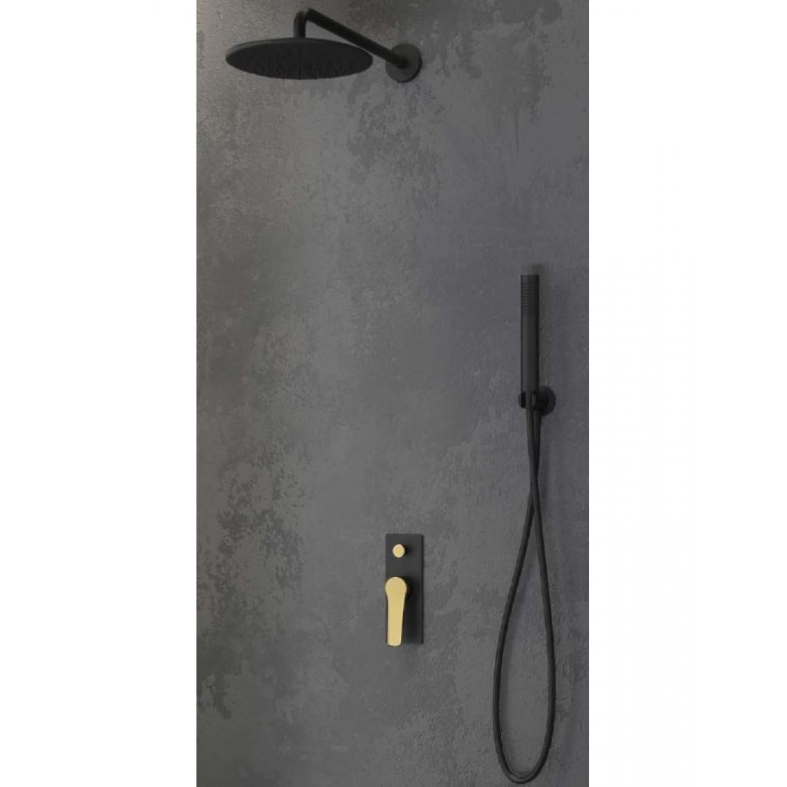 Karag - Ensemble de douche à encastrer ANDARE avec douchette en chrome - Colonne de douche