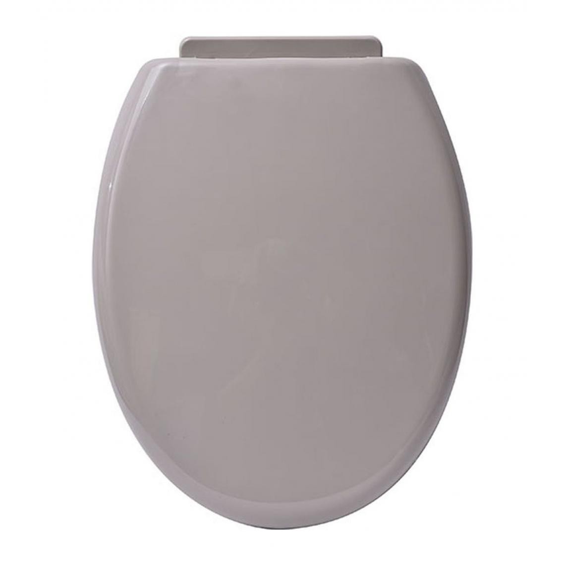 Tendance - TENDANCE - Abattant WC standard Taupe avec kit de fixation - Abattant WC