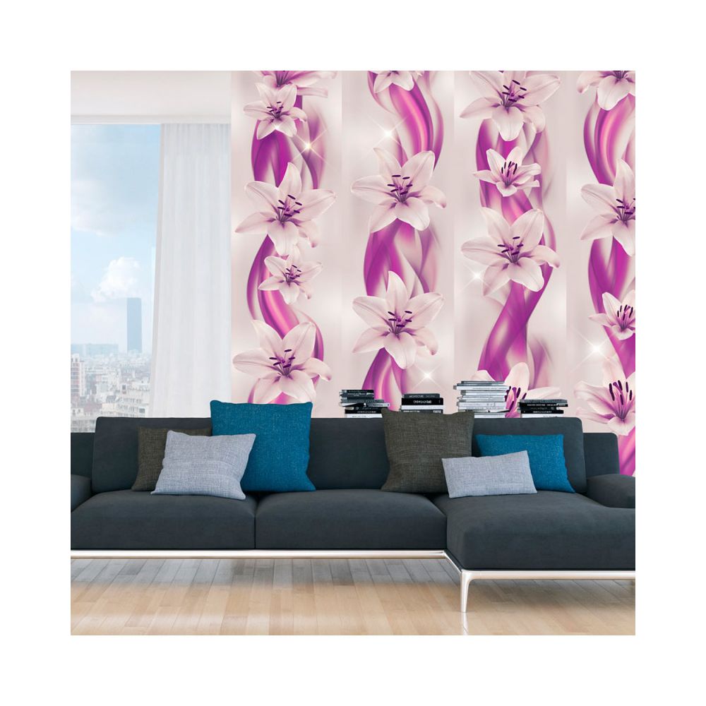 Artgeist - Papier peint - Lilac Stream 50x1000 - Papier peint
