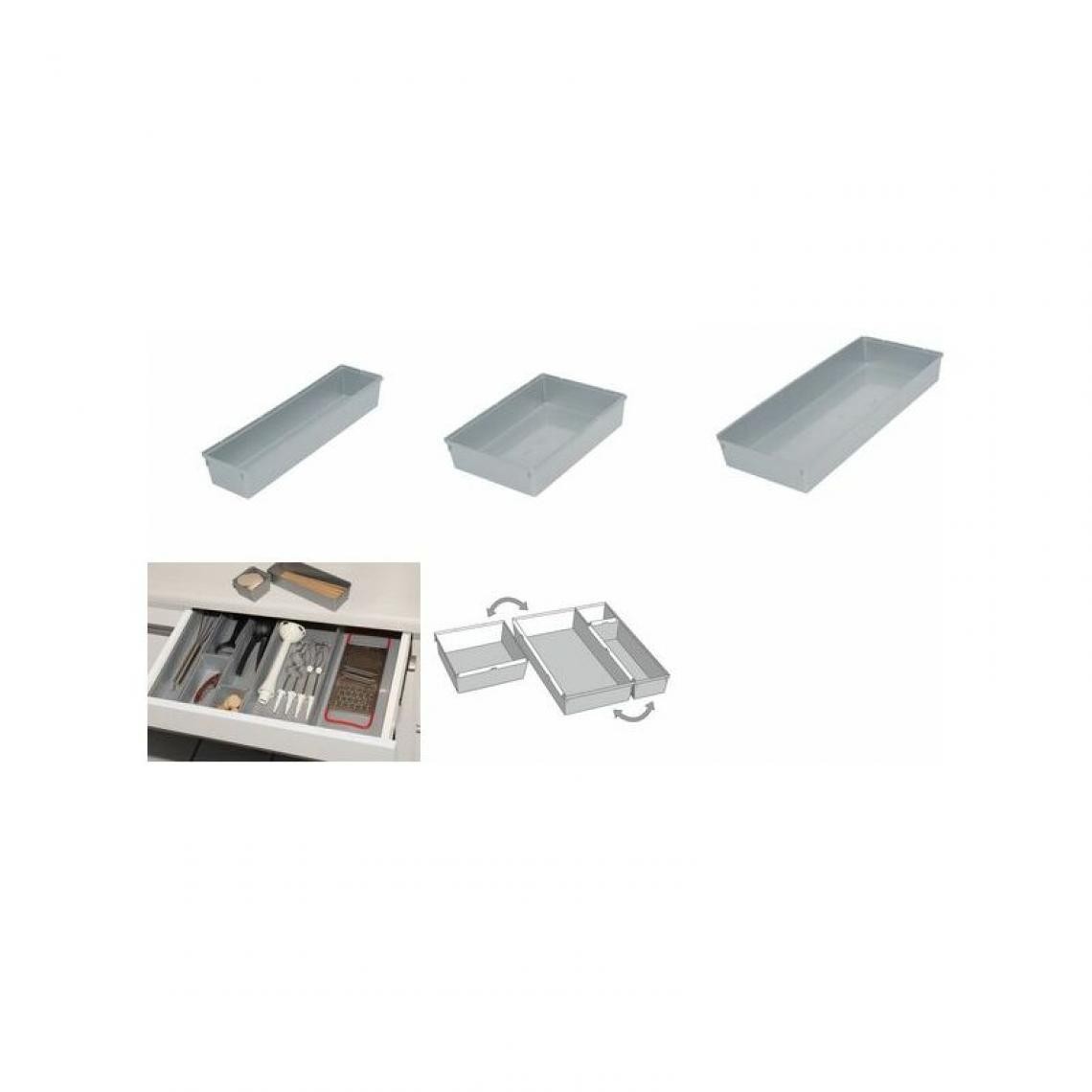 Keeeper - keeeper Compartiment pour tiroir, (L)80 x (P)300 x (H)50 mm () - Fond de hotte