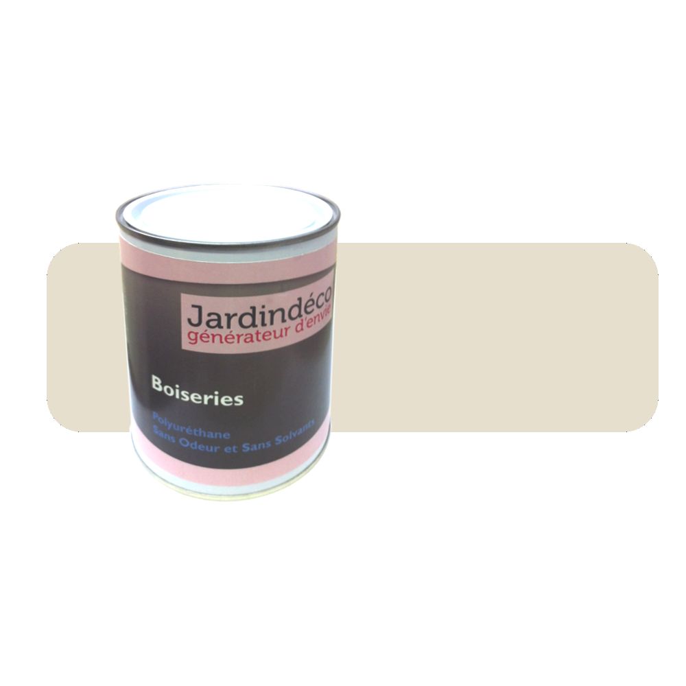 Bouchard Peintures - Peinture beige pour meuble en bois brut 1 litre - Peinture intérieure