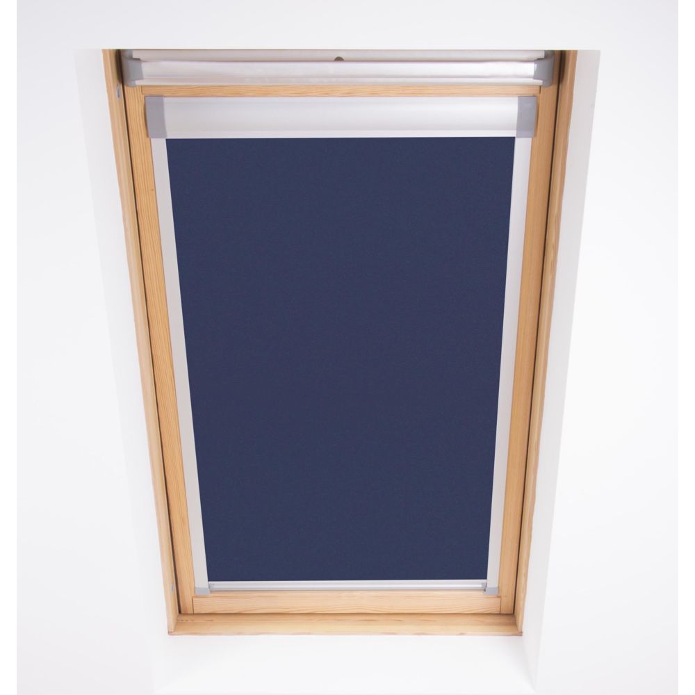Bloc Blinds - Store opaque pour l'ajustement des fenêtres de toit Velux, CK01, Marine - Store compatible Velux