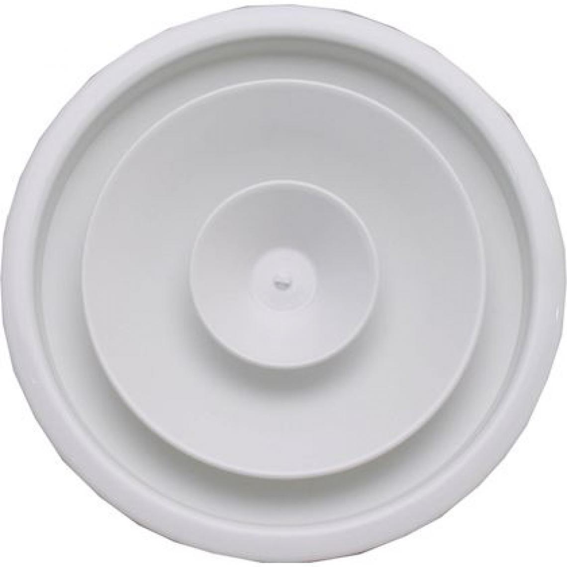 Unelvent - diffuseur circulaire - a cône réglable - blanc - 200 mm - unelvent 854116 - Grille d'aération