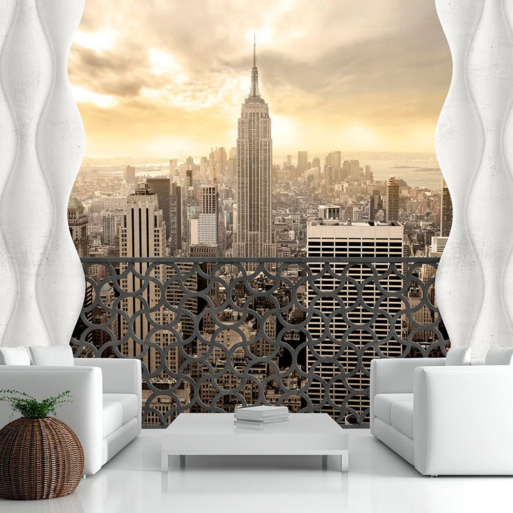 marque generique - 100x70 Papier peint New York Ville et Architecture Superbe Light of New York - Papier peint