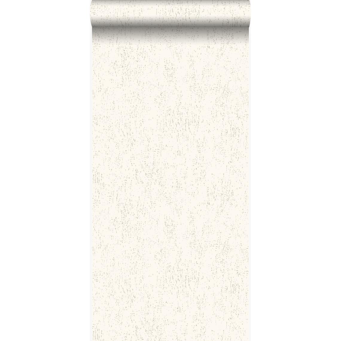 Origin - Origin papier peint plaque métallique vieillie, altérée et touchée par les intempéries blanc crème - 347610 - 53 cm x 10.05 m - Papier peint