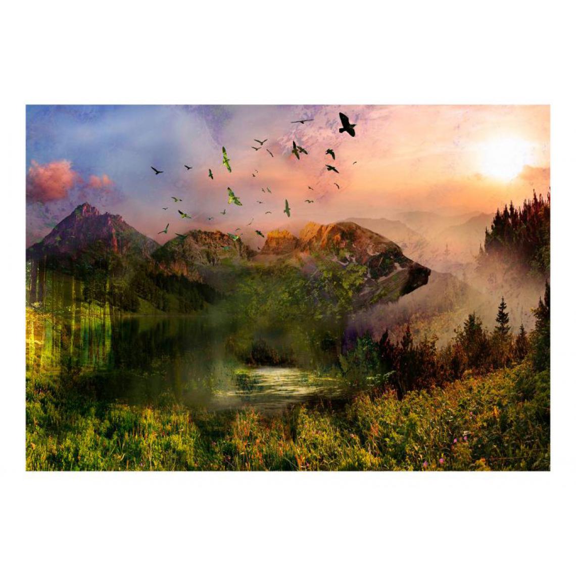 Artgeist - Papier peint - Bear in the Mountain .Taille : 400x280 - Papier peint