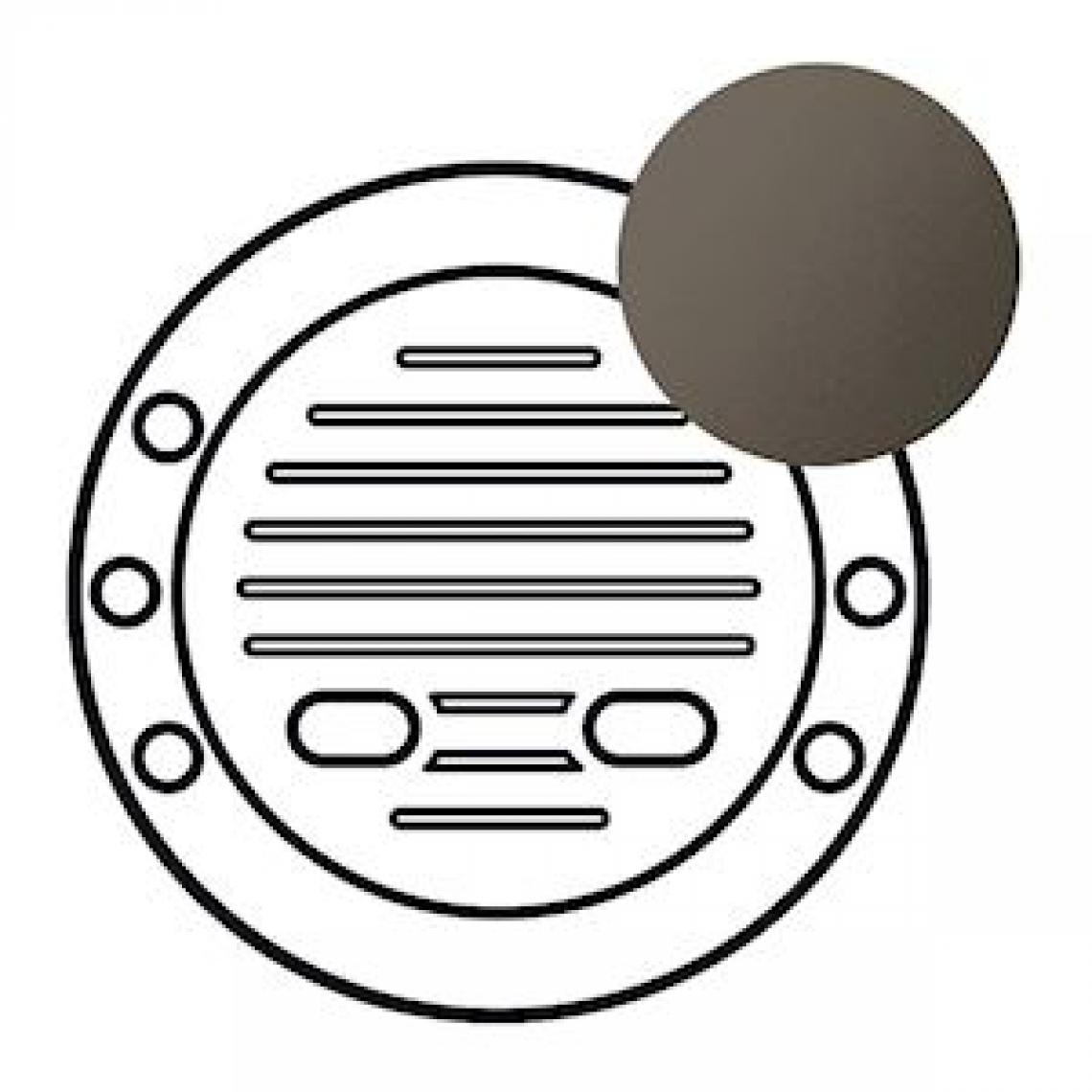Legrand - enjoliveur - pour carrillon d'ambiance - graphite - legrand 067987 - Interrupteurs et prises en saillie