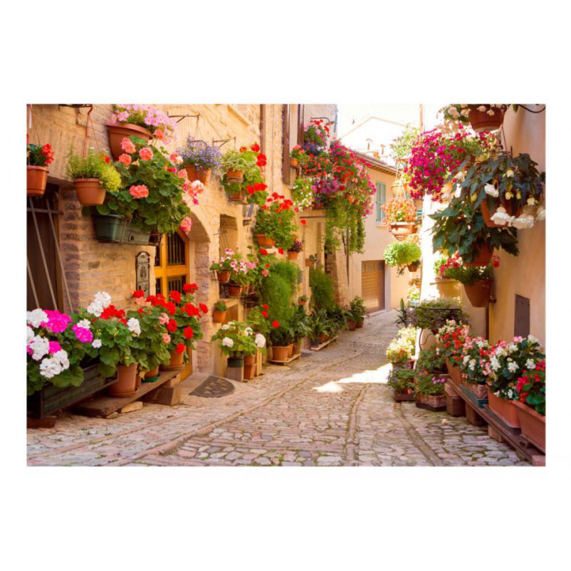 Artgeist - Papier peint - The Alley in Spello (Italy) .Taille : 100x70 - Papier peint