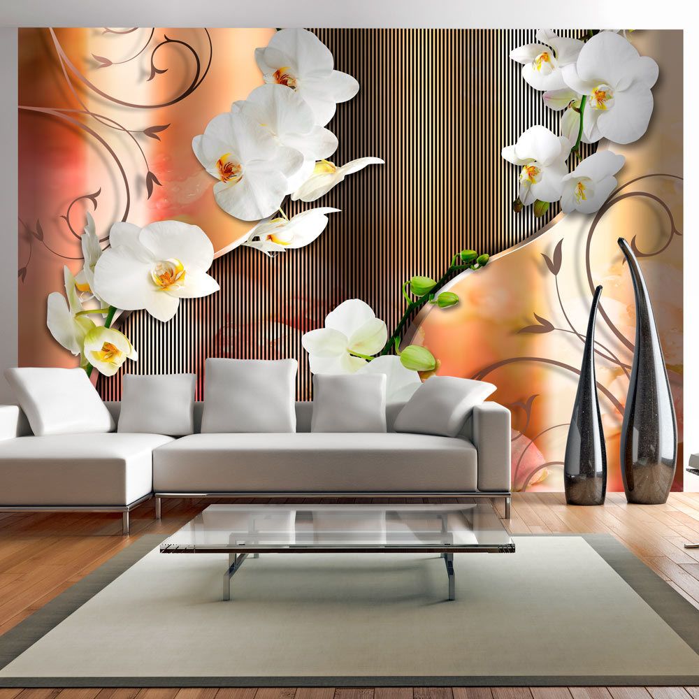 marque generique - 150x105 Papier peint Orchidées Fleurs Distingué Orchid - Papier peint