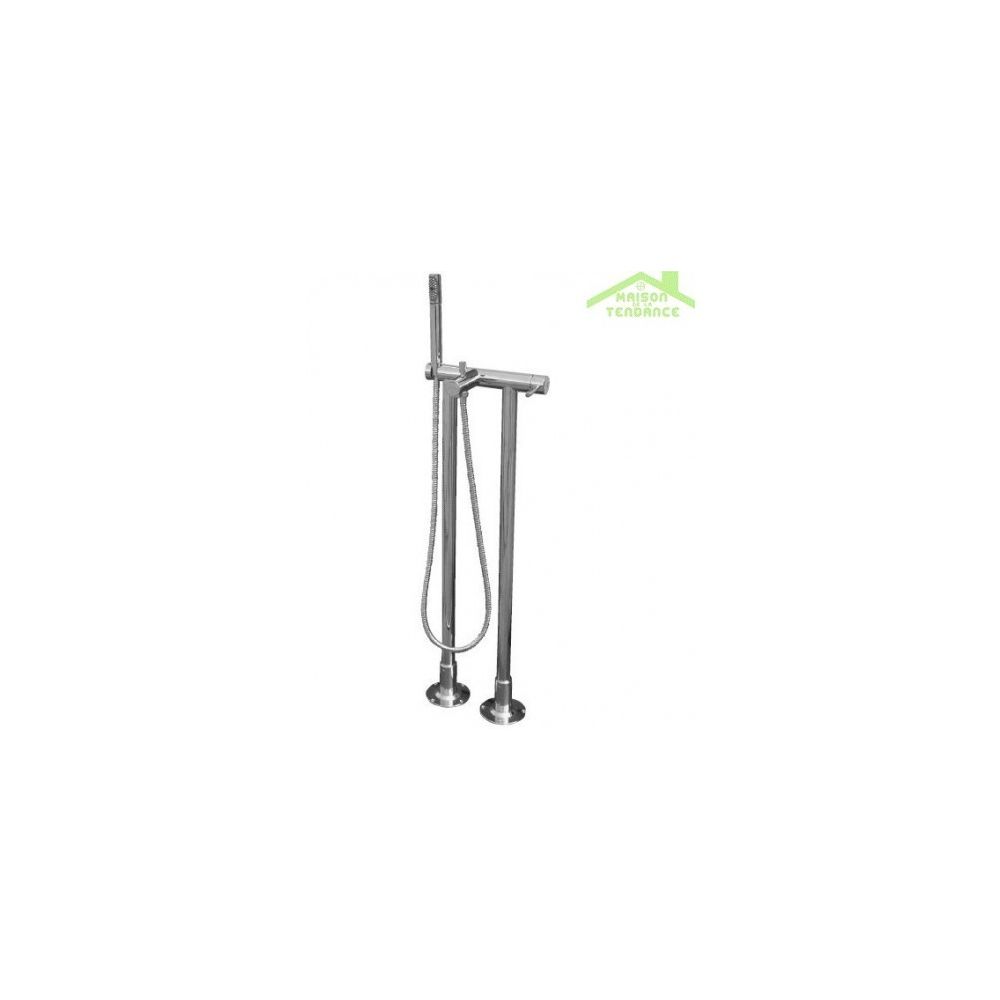Rav - Colonne de douche sur pied SEINA avec douchette en chrome - Mitigeur douche