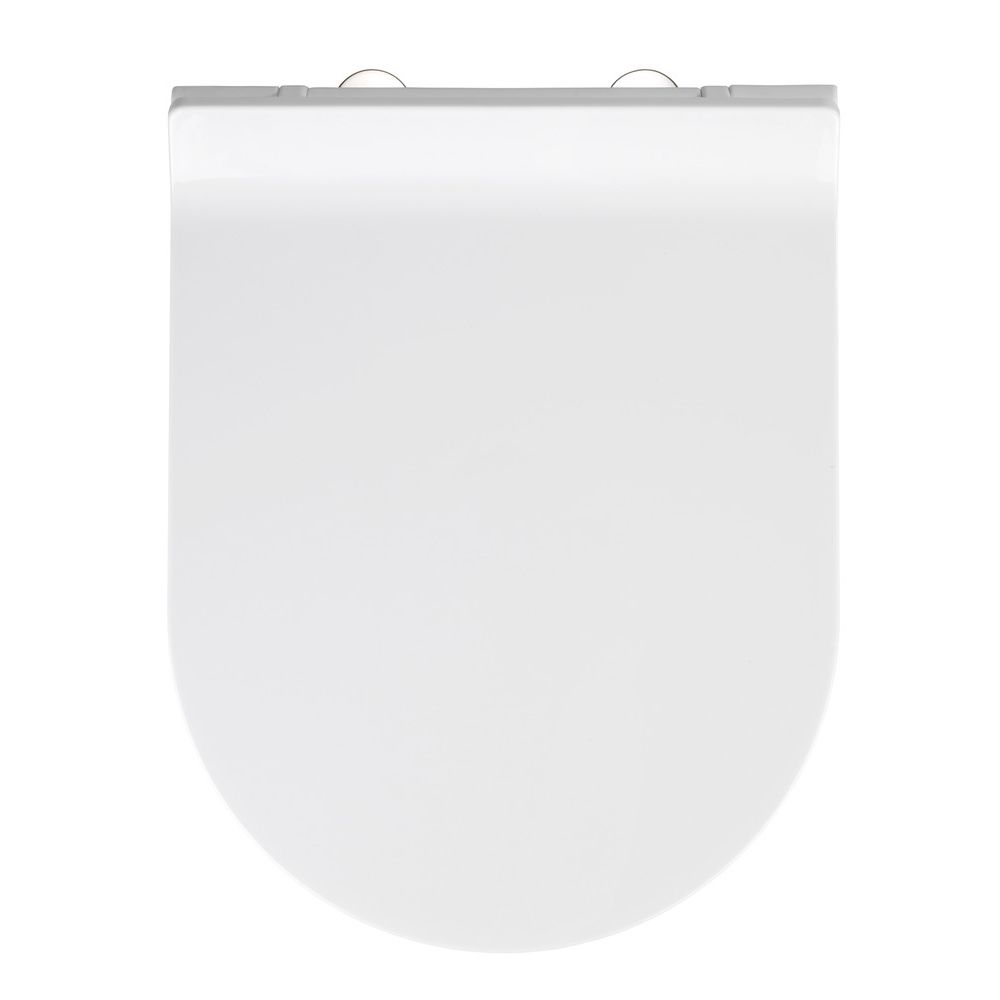 Wenko - Abattant Habos blanc Easy Close Thermop. - Abattant WC