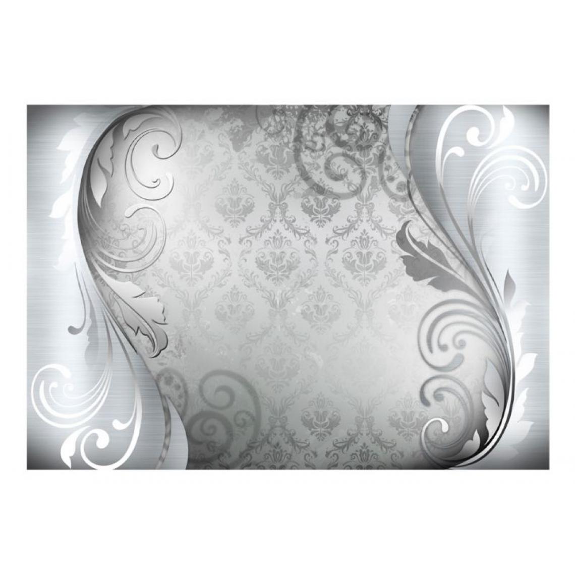 Artgeist - Papier peint - Gray ornament .Taille : 150x105 - Papier peint