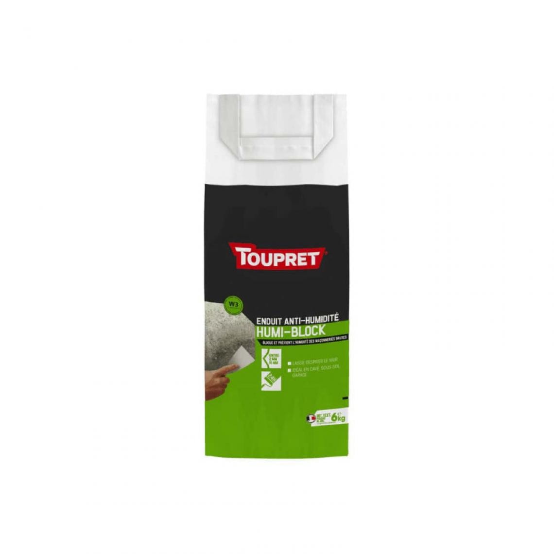 Toupret - Enduit Humi-Block TOUPRET - Poudre - 6Kg - BCHUMIB06 - Enduit