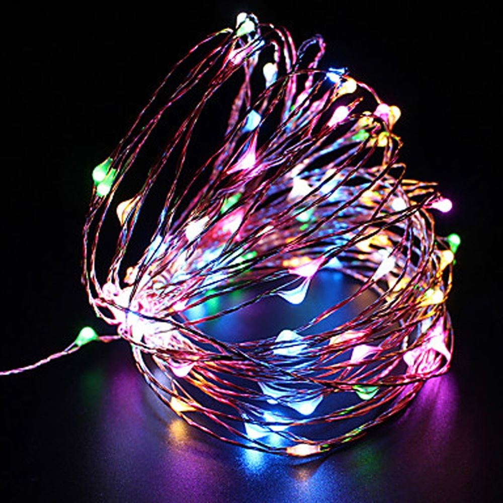 marque generique - 10M USB fil de cuivre étanche LED guirlande lumineuse 100 LED pour la décoration de fête de Noël DC5V - Ruban LED