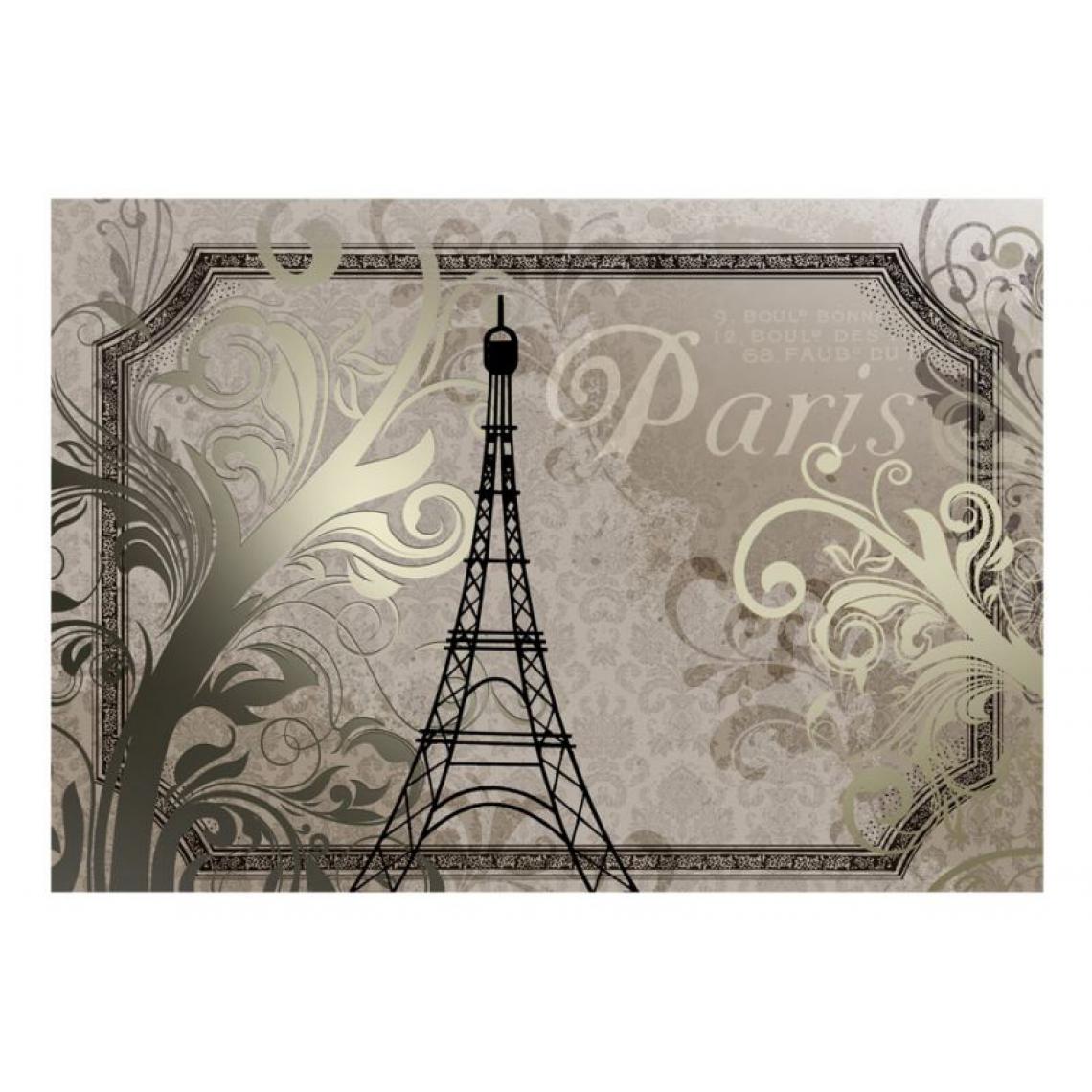 Artgeist - Papier peint - Vintage Paris - gold .Taille : 150x105 - Papier peint