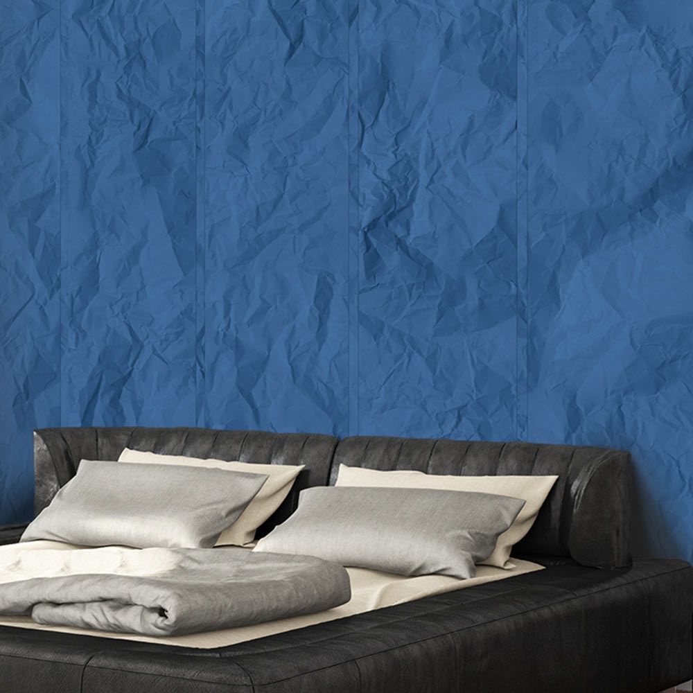 Bimago - Papier peint - Egyptian blue - Décoration, image, art | Deko Panels | 50x1000 cm | - Papier peint