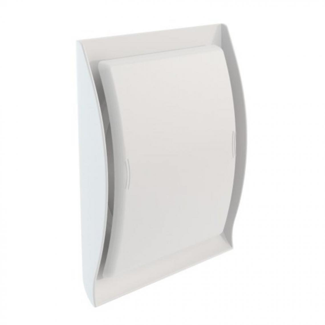 Nicoll - Grille de ventilation intérieure type Néolia pour gaine de Ø 125 mm coloris blanc - VMC, Ventilation