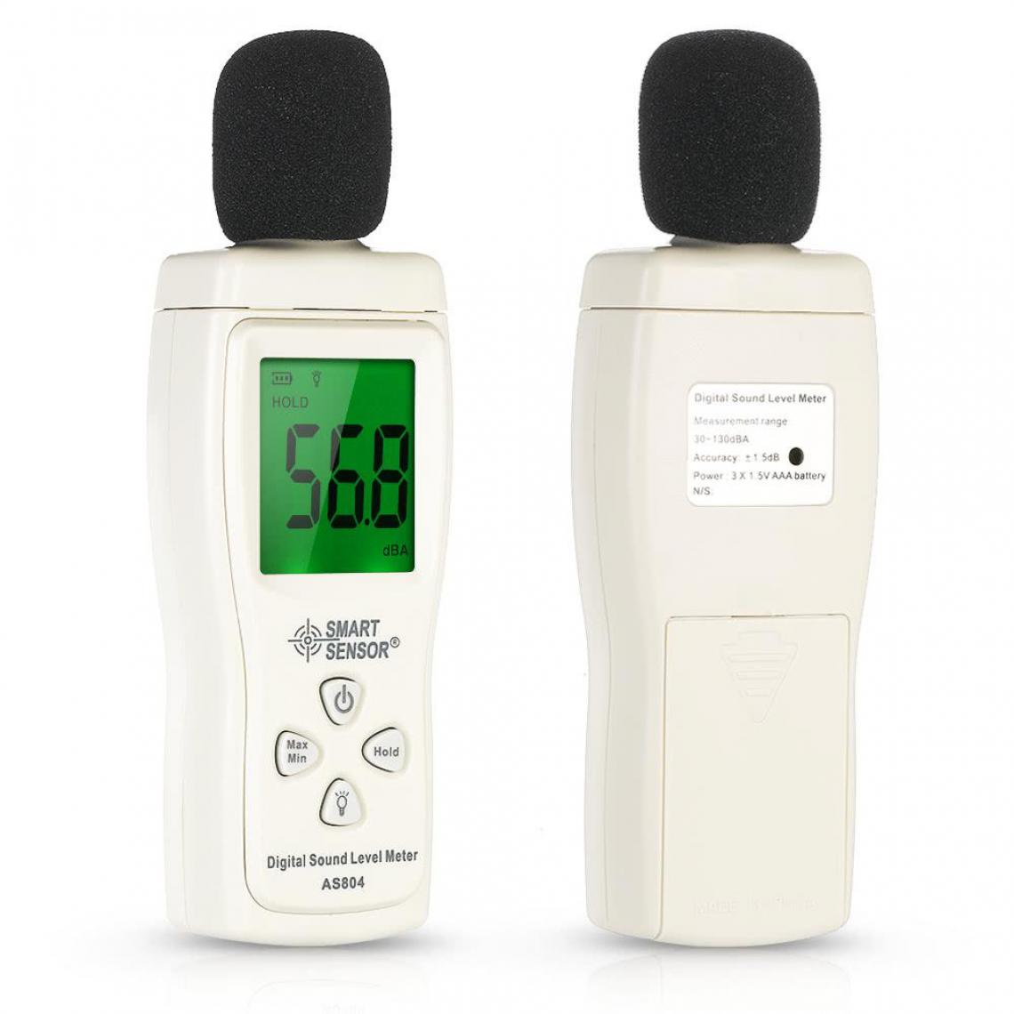 Justgreenbox - Mini compteur de niveau sonore numérique écran LCD Instrument de mesure du bruit testeur de décibels 30-130dBA - 1005001520345883 - Appareils de mesure