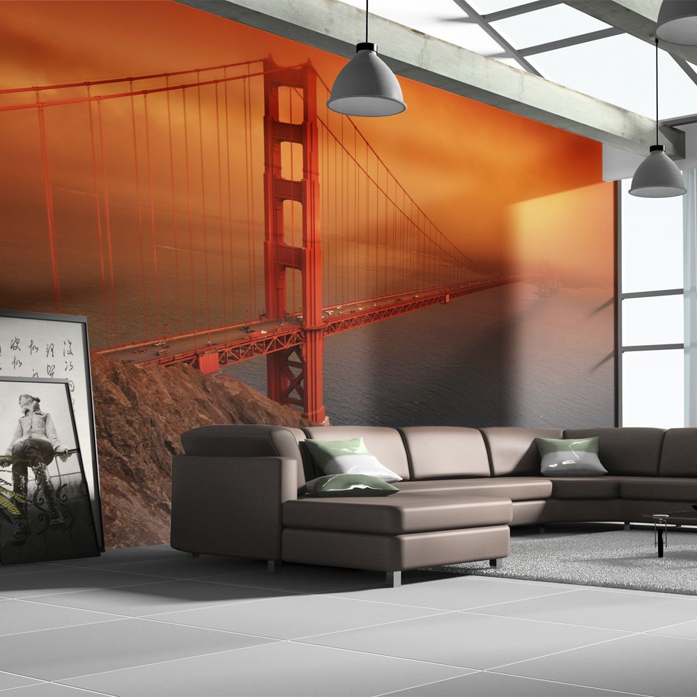 Bimago - Papier peint - Pont du Golden Gate - Décoration, image, art | Ville et Architecture | San Francisco | - Papier peint