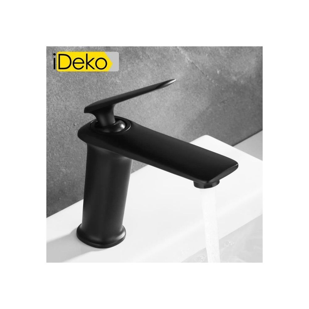 Ideko - iDeko® Robinet de lavabo mitigeur salle de bain Mono commande Nouveau collection en laiton - Lavabo