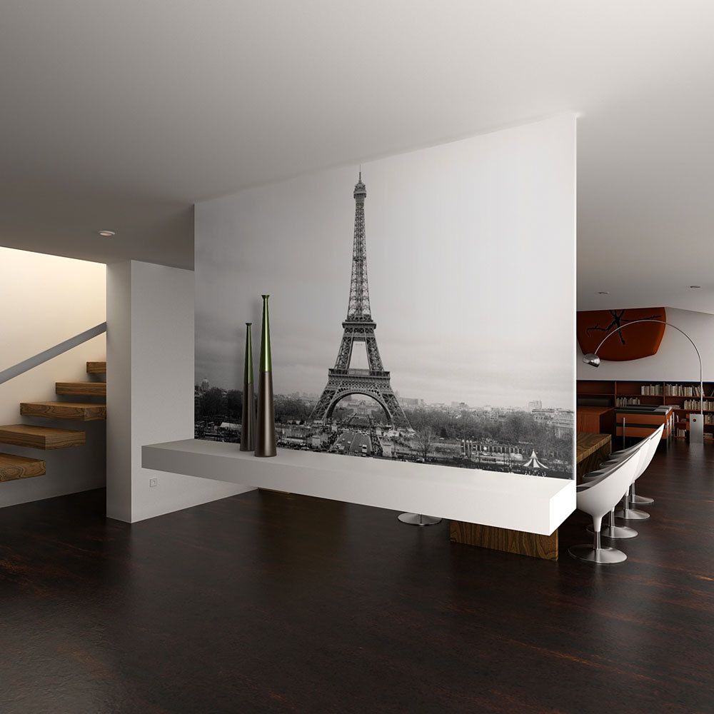 Bimago - Papier peint - Paris : photographie en noir et blanc - Décoration, image, art | Ville et Architecture | Paris | - Papier peint