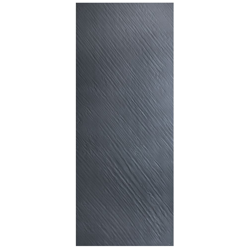 U-Tile - Paroi de douche en résine imitation pierre 200 x 100 cm gris ardoise - Receveur de douche