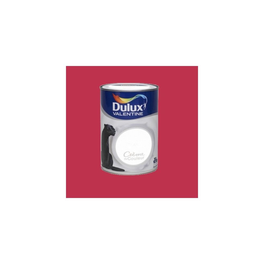 Dulux Valentine - DULUX VALENTINE Peinture acrylique Crème de couleur Rouge madras - Peinture intérieure